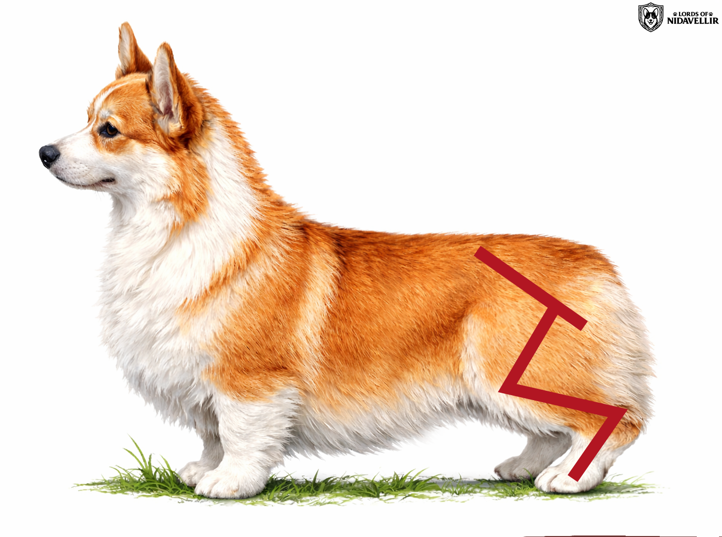 Przekątowany tył, szablasta postawa kończyn